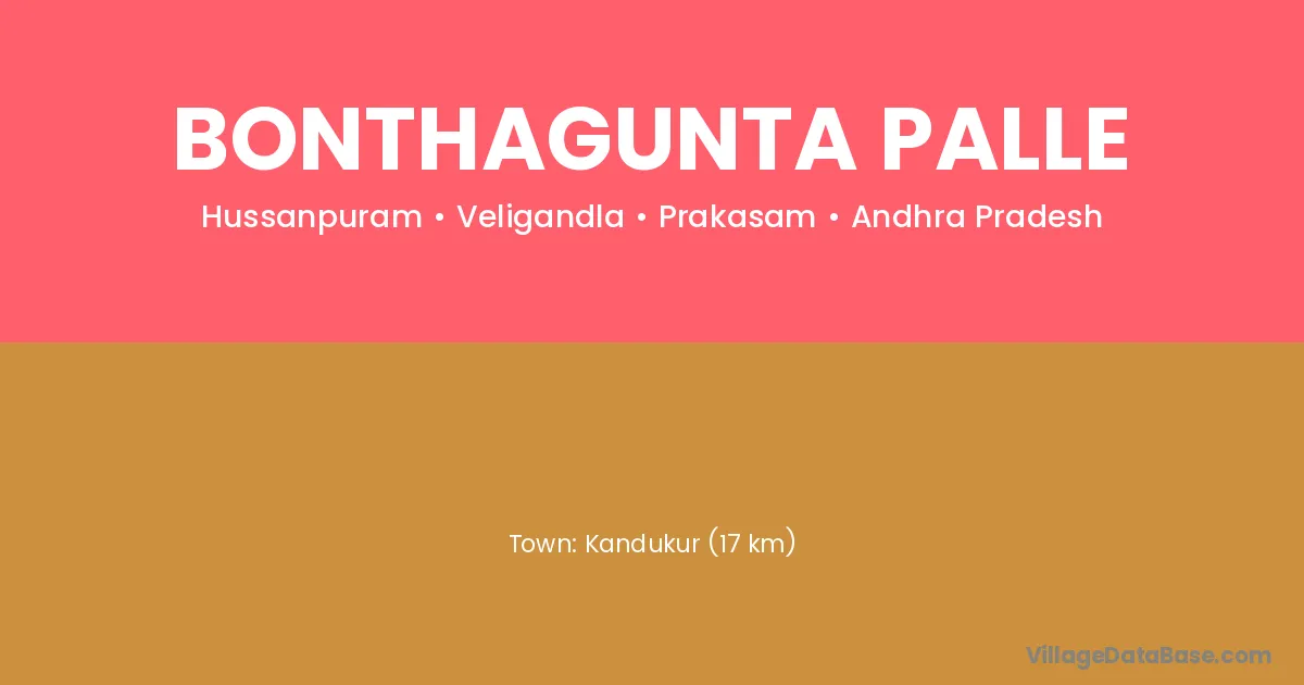 Bonthagunta Palle