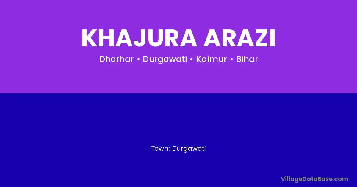Khajura Arazi