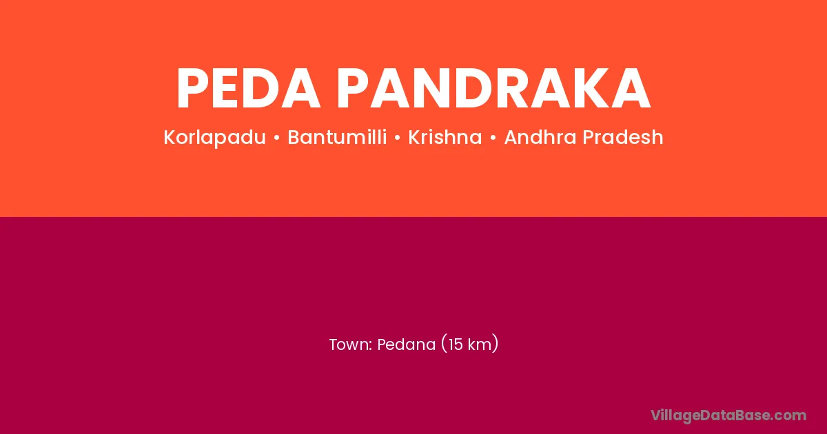 Peda Pandraka