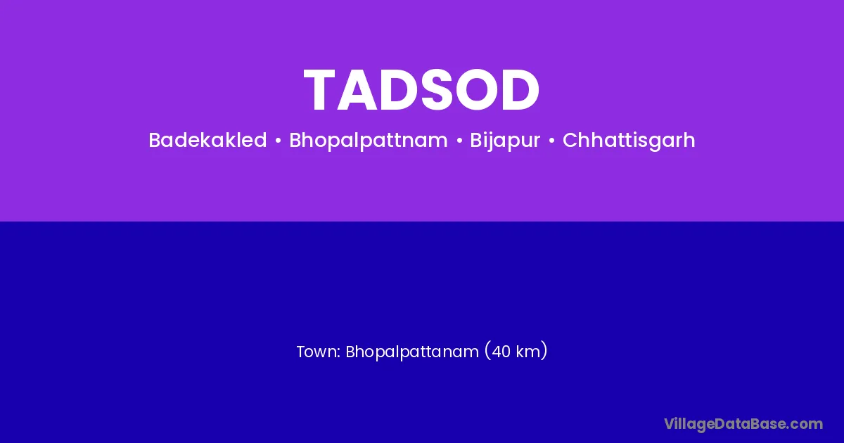 Tadsod